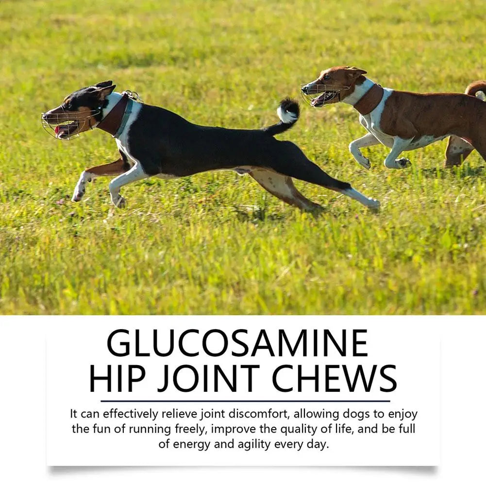 Hip & Joint Support Chews for Dogs — Glucosamine & Chondroitin | 80 Count